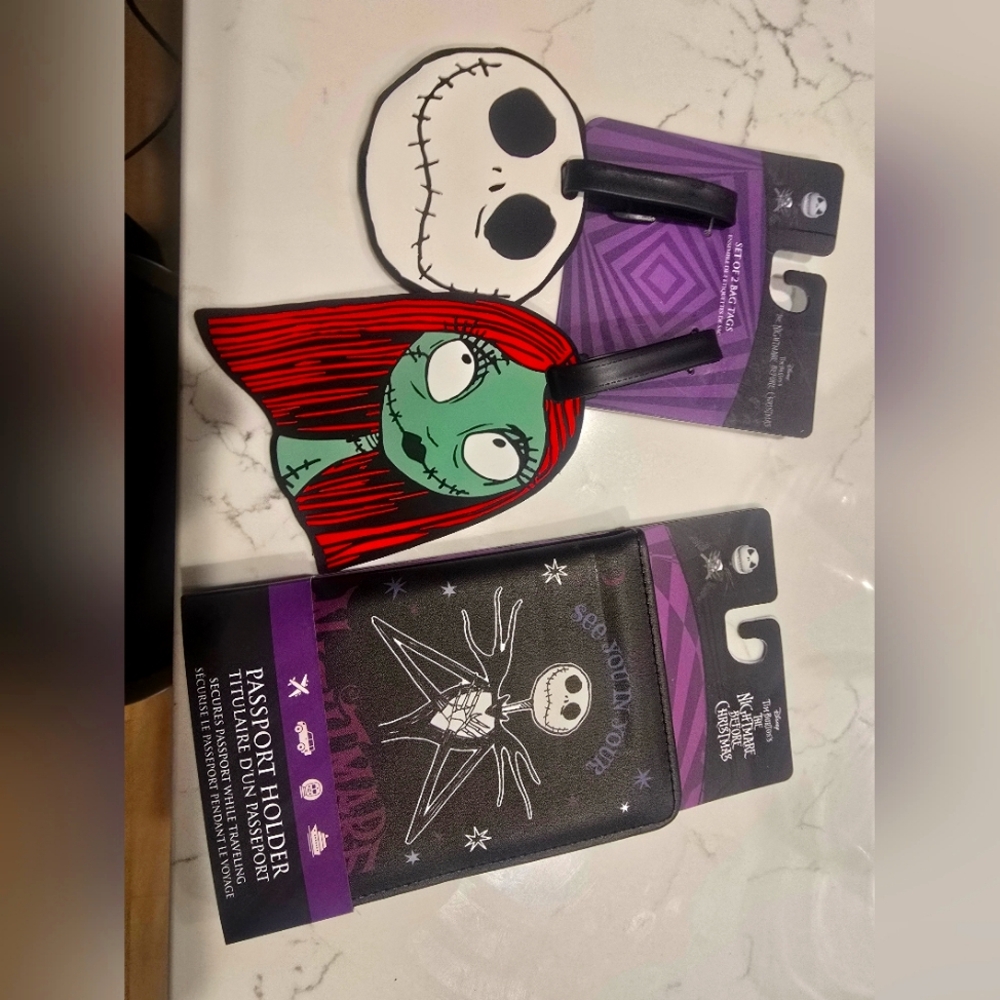 Black Friday Special:Nightmare Before Christmas Luggage Tags and Passport Holder